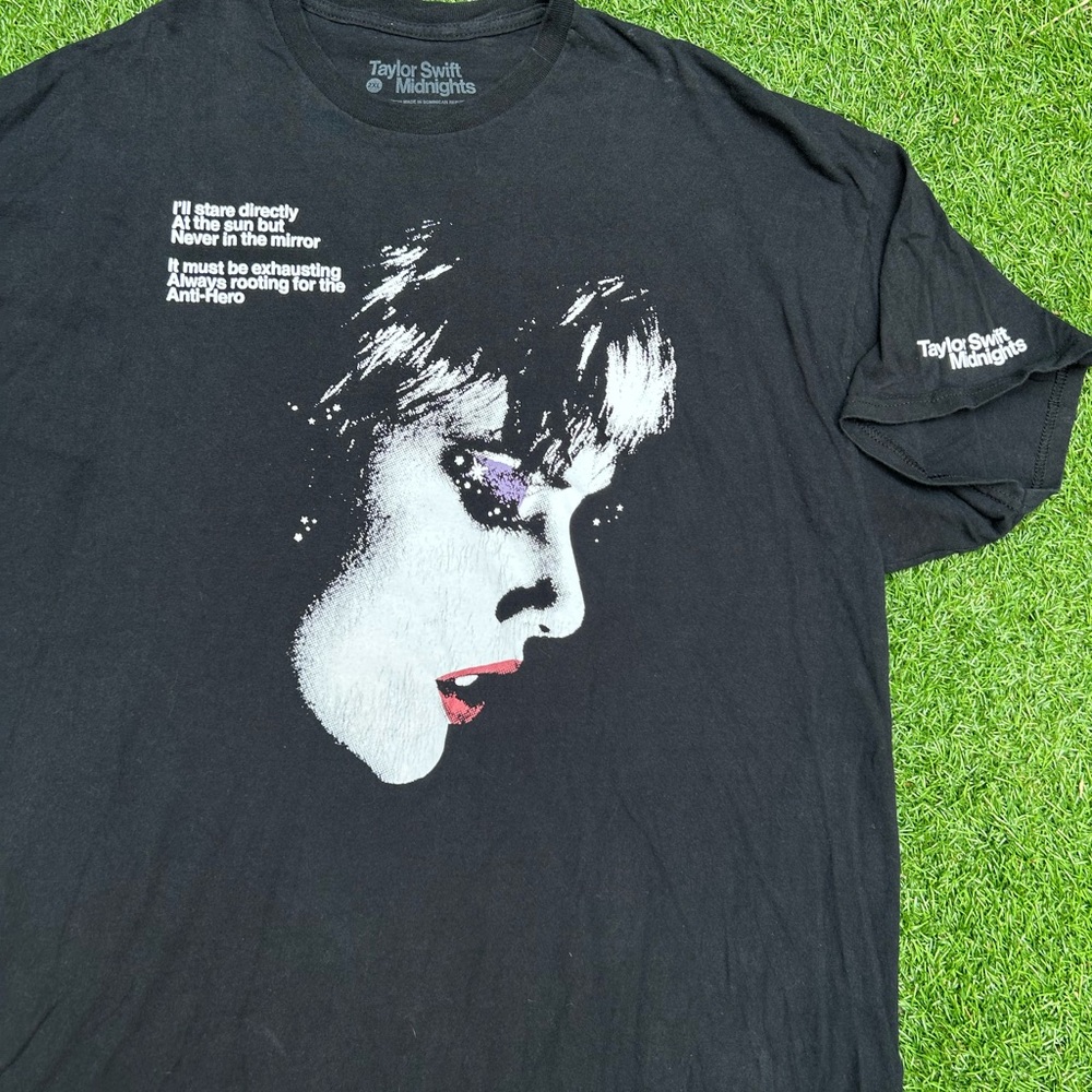 Taylor Swift Midnights Black Tee XXL